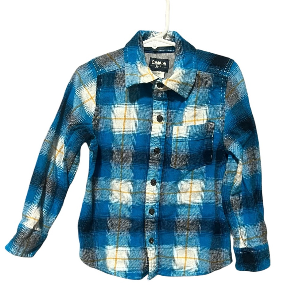 Oshkosh boys size 5 flannel